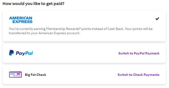 Rakuten How to get Paid
